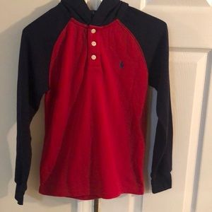 NWOT Polo Ralph Lauren thermal hooded henley